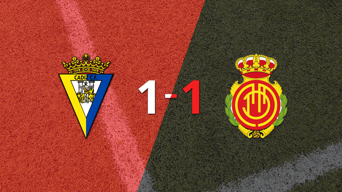 Cádiz se salva de la derrota gracias a un autogol de Mallorca