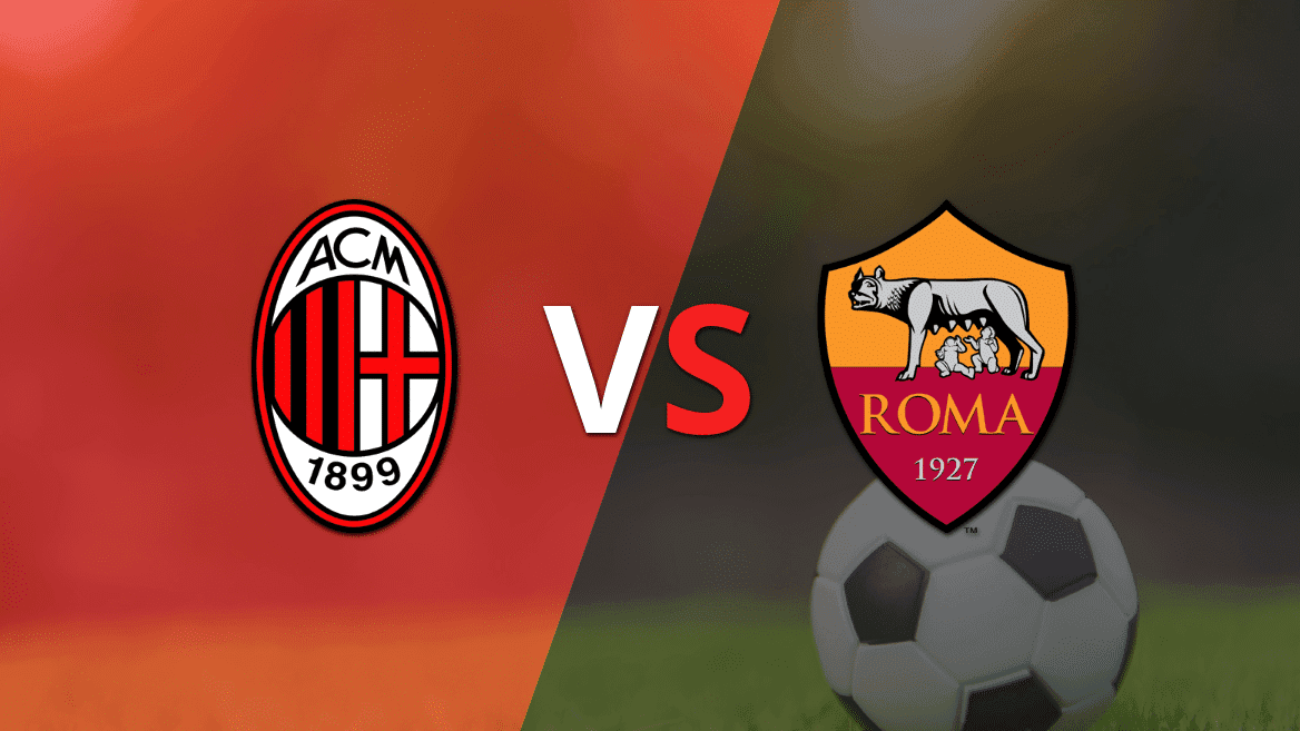 ¡Inició el complemento! Roma derrota a Milan por 1-0