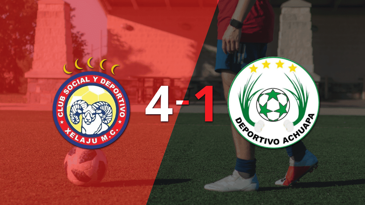 Con doblete de Yasnier Matos, Xelajú liquidó 4-1 a Achuapa