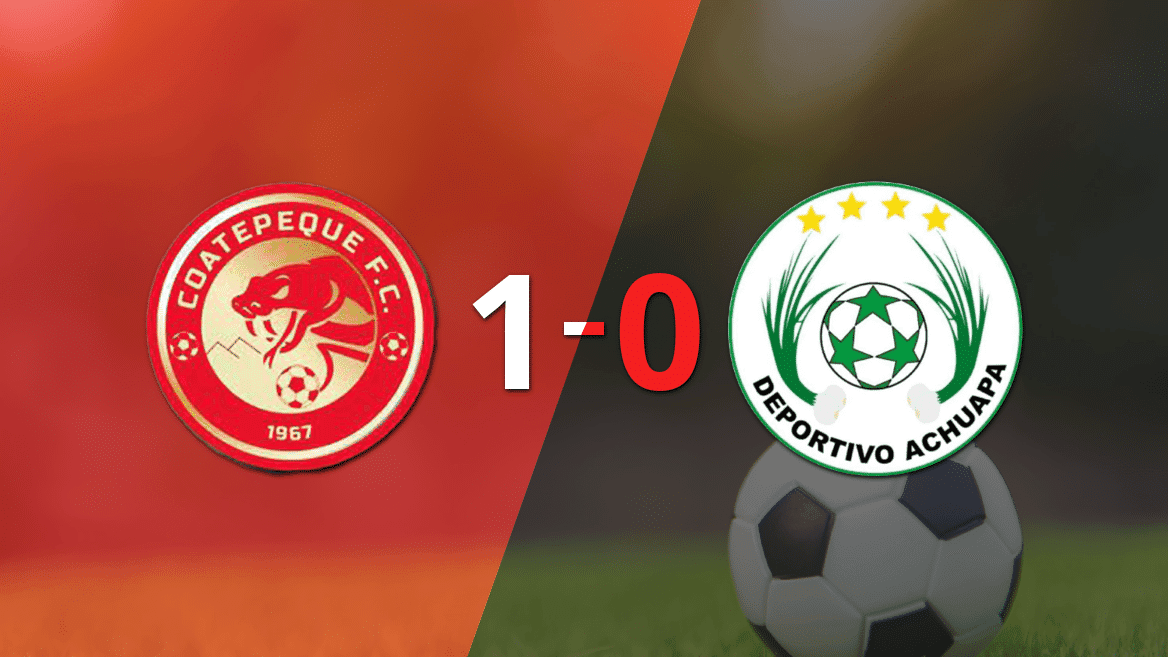 Dep. Coatepeque derrotó 1-0 a Achuapa