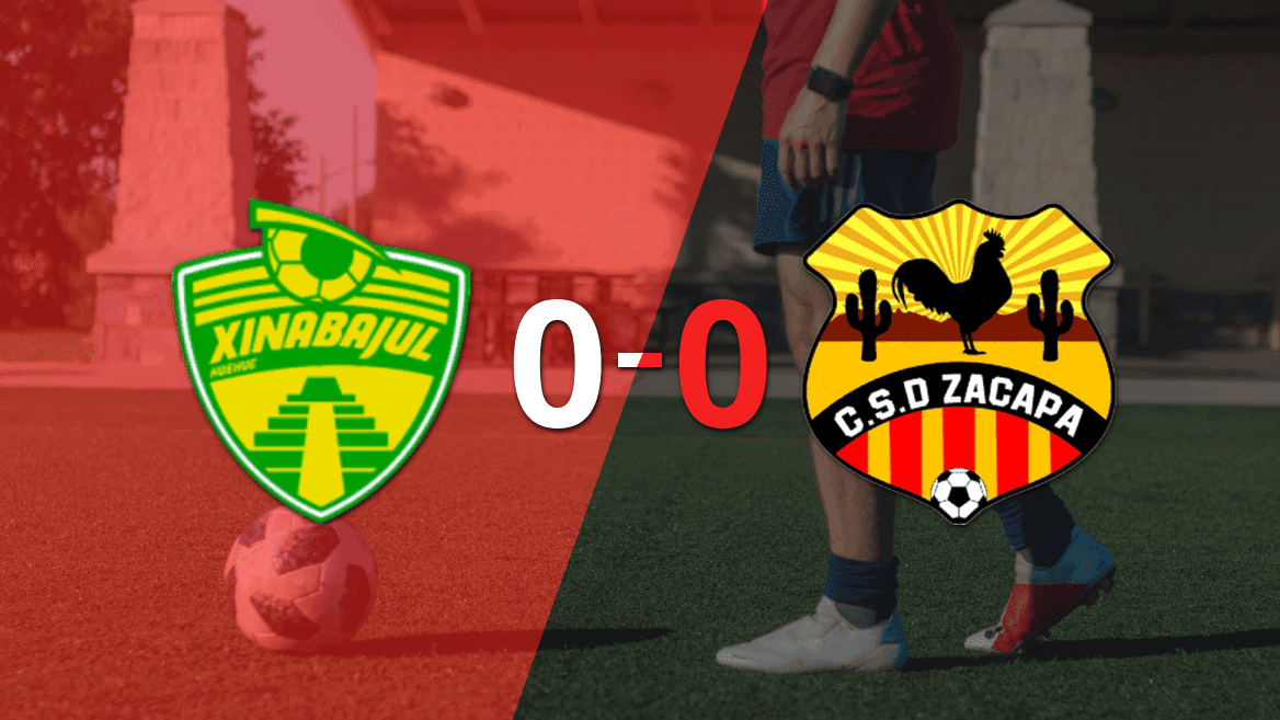 Sin muchas emociones, Xinabajul y Zacapa empataron 0-0