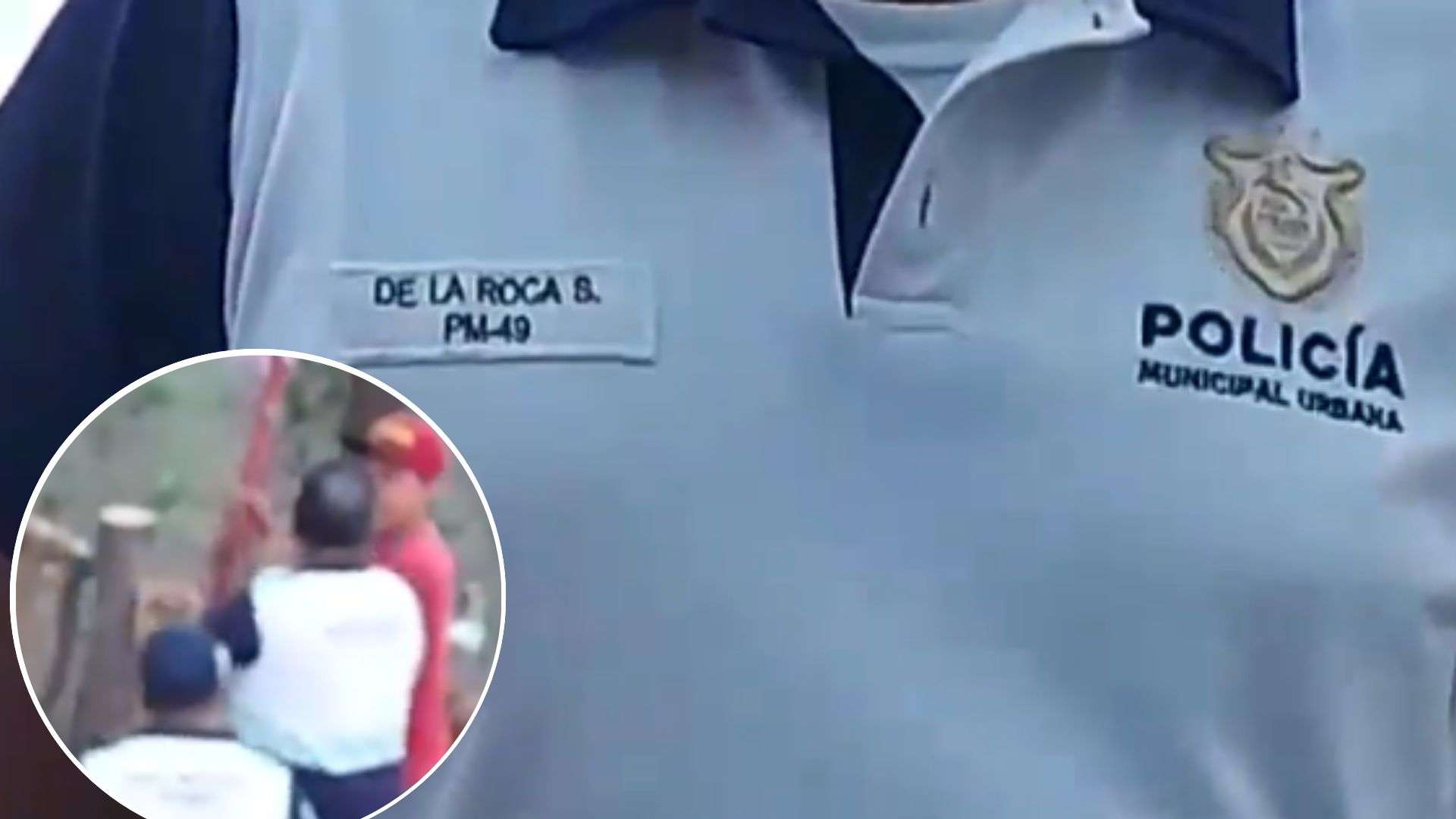 Agentes de Tránsito Antigua Vendedor Ambulante