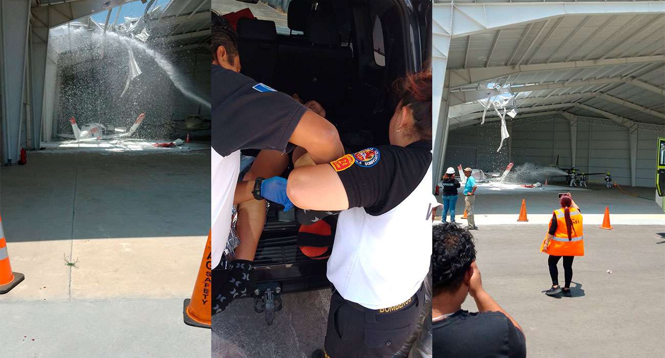 ¿Qué se sabe de la aeronave que cayó en el Aeropuerto Internacional La Aurora?