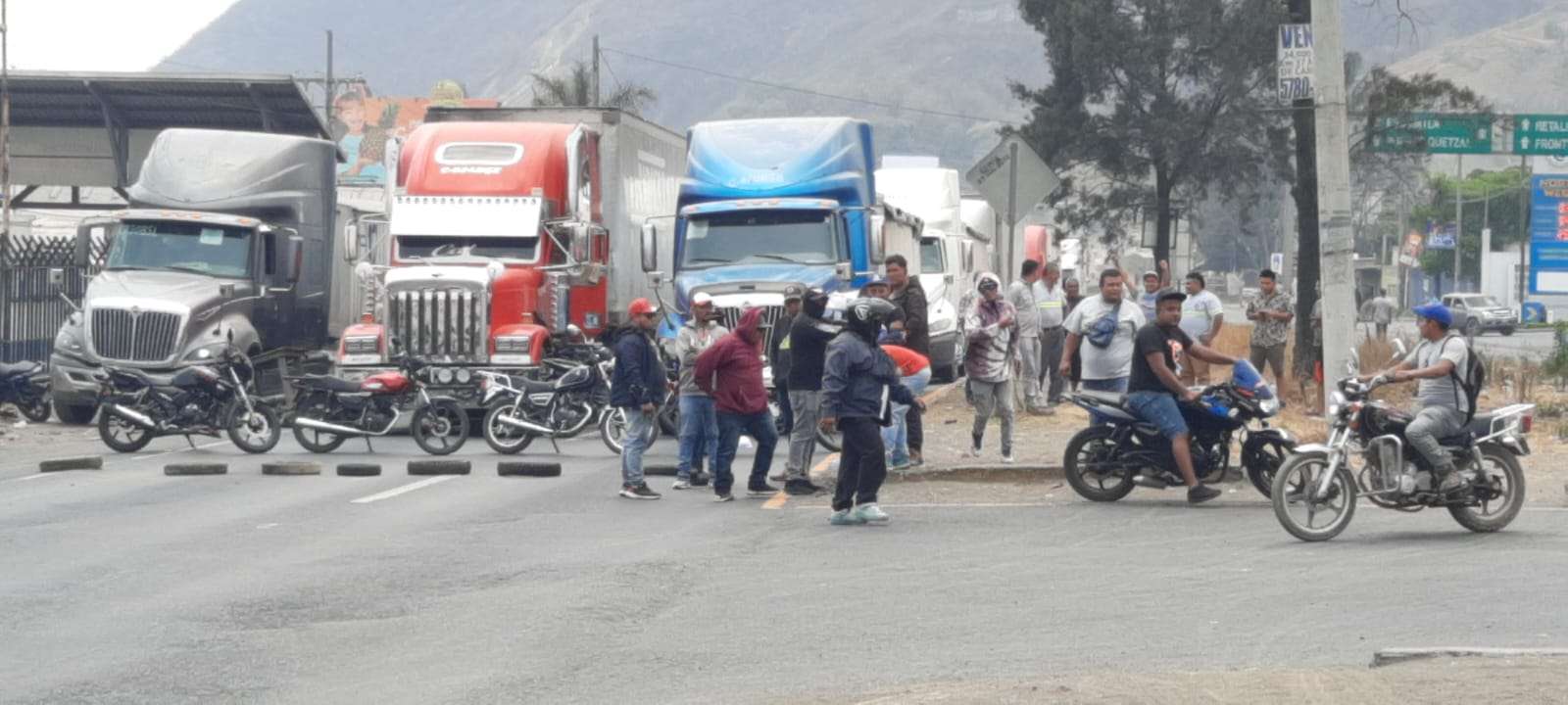 ¿Qué se sabe de la manifestación en el KM 30 en ruta al Pacífico?