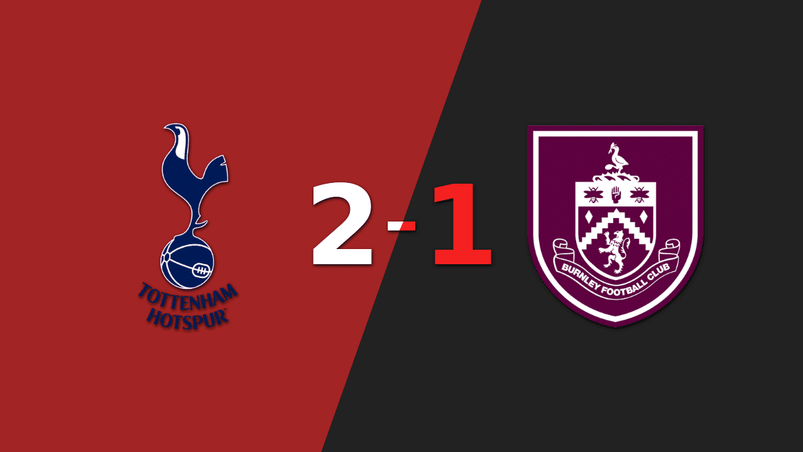 Tottenham logró dar vuelta el marcador y vencer 2-1 a Burnley