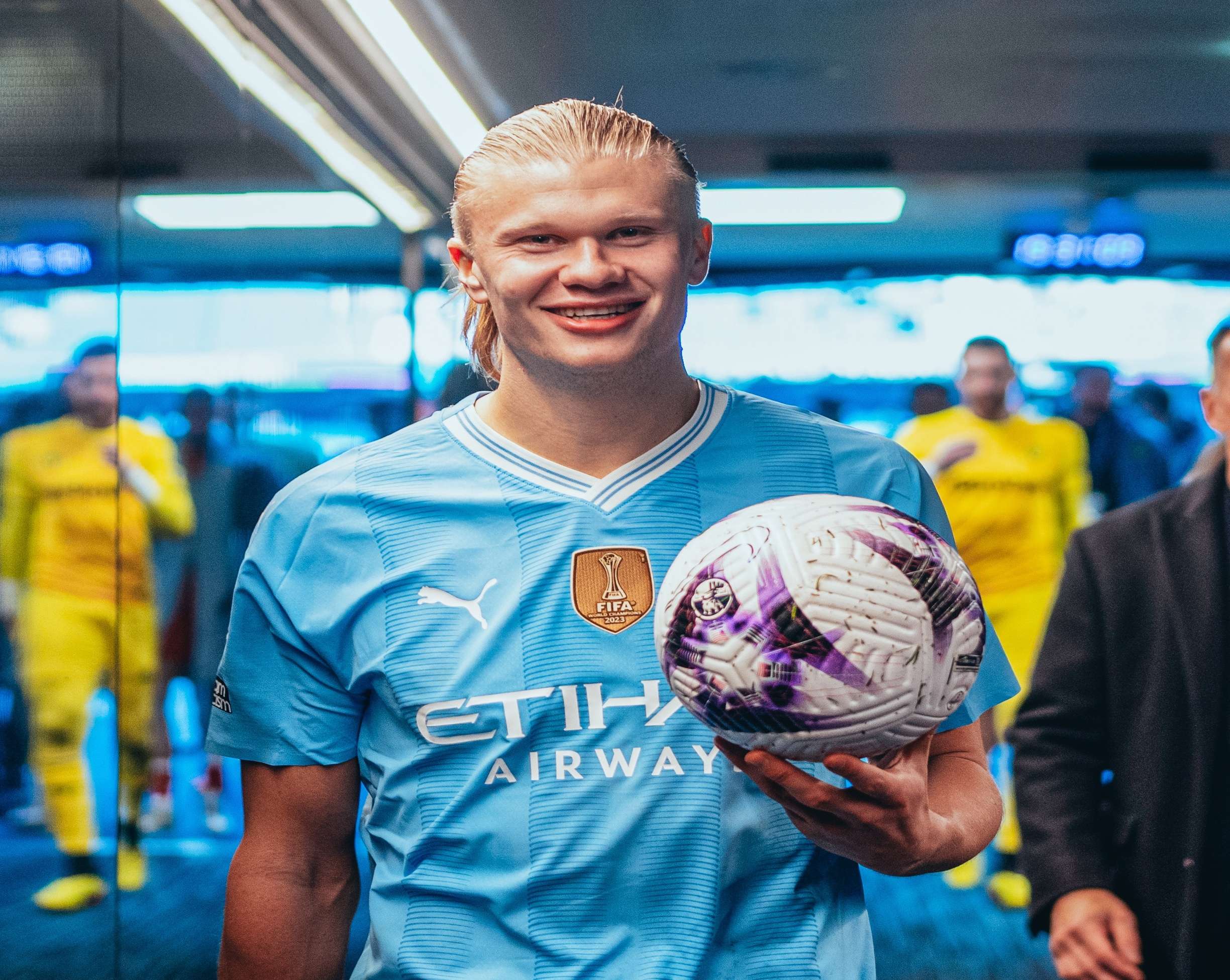 haaland con manchester city