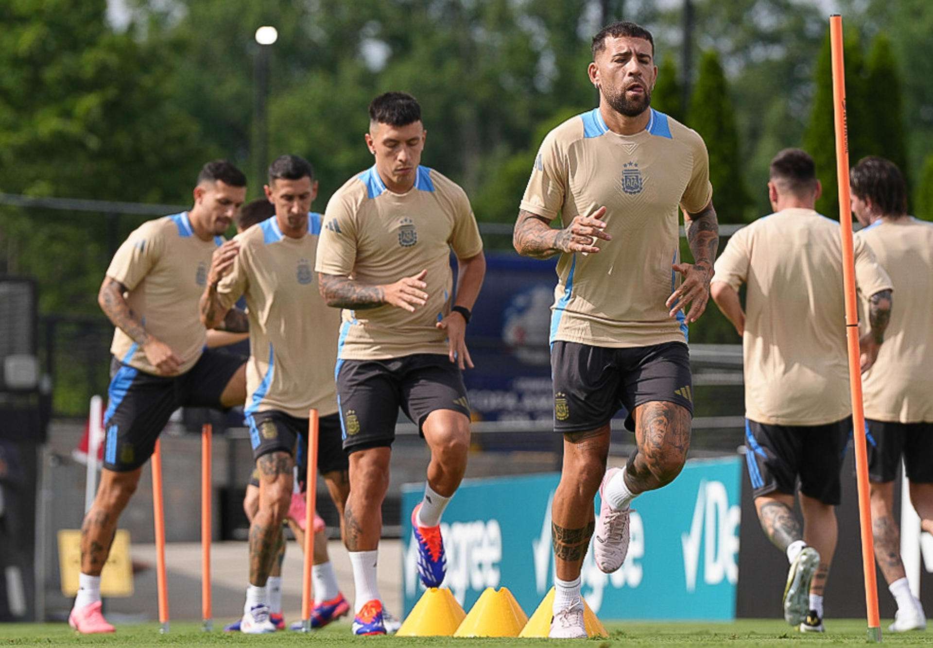 Argentina continúa con los trabajos en Nueva Jersey