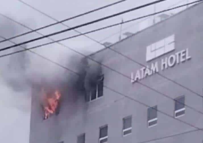 ÚLTIMA HORA | Reportan incendio en Hotel de zona 3 de Xela