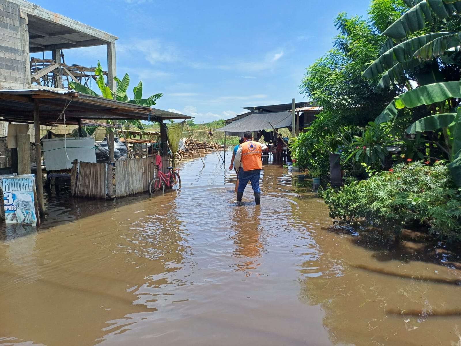 ÚLTIMA HORA | Reportan inundaciones en aldea Madre Vieja de Taxisco, Santa Rosa