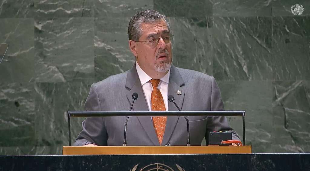 Arévalo insta a la reforma global contra la corrupción en la Asamblea General de la ONU