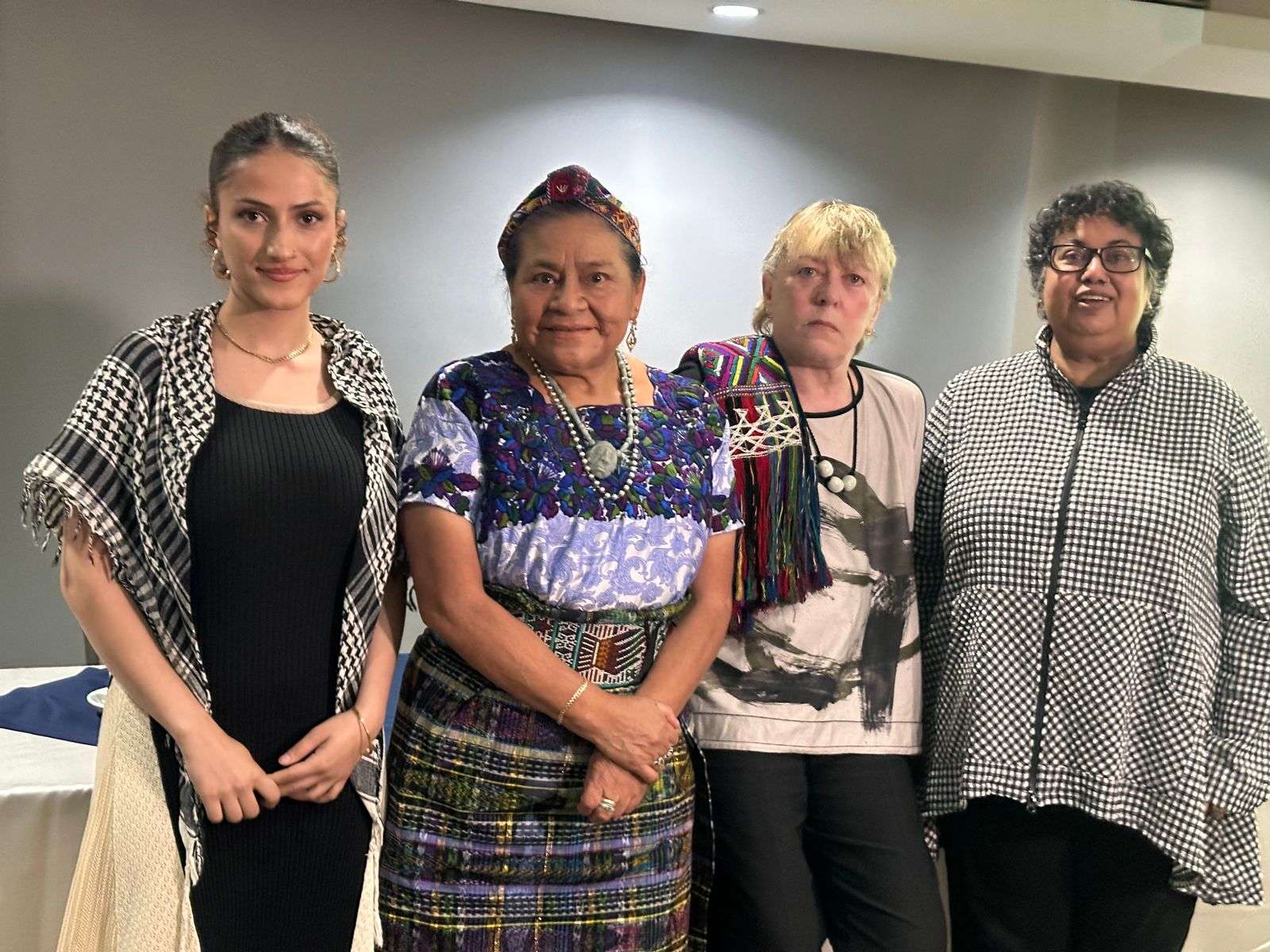 Gira de actividas Nobel de la Paz destacan lucha por derechos humanos en Guatemala