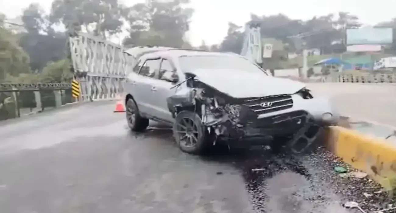 accidente puente provisional de villa nueva