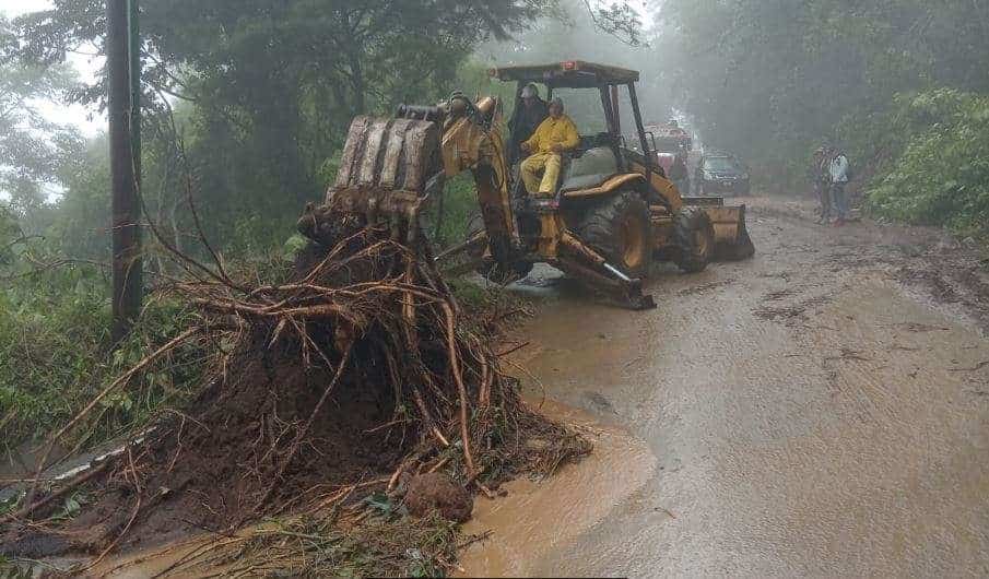Se registran 514 incidentes a nivel nacional debido a intensas lluvias