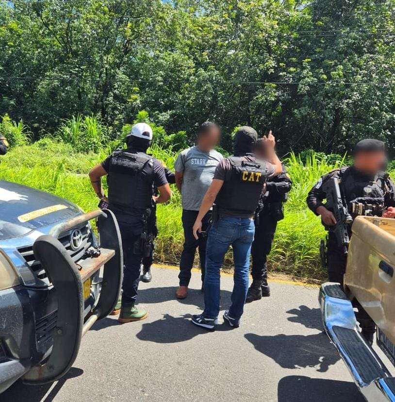 Capturan a extraditable por narcotráfico en Santa Lucía Cotzumalguapa