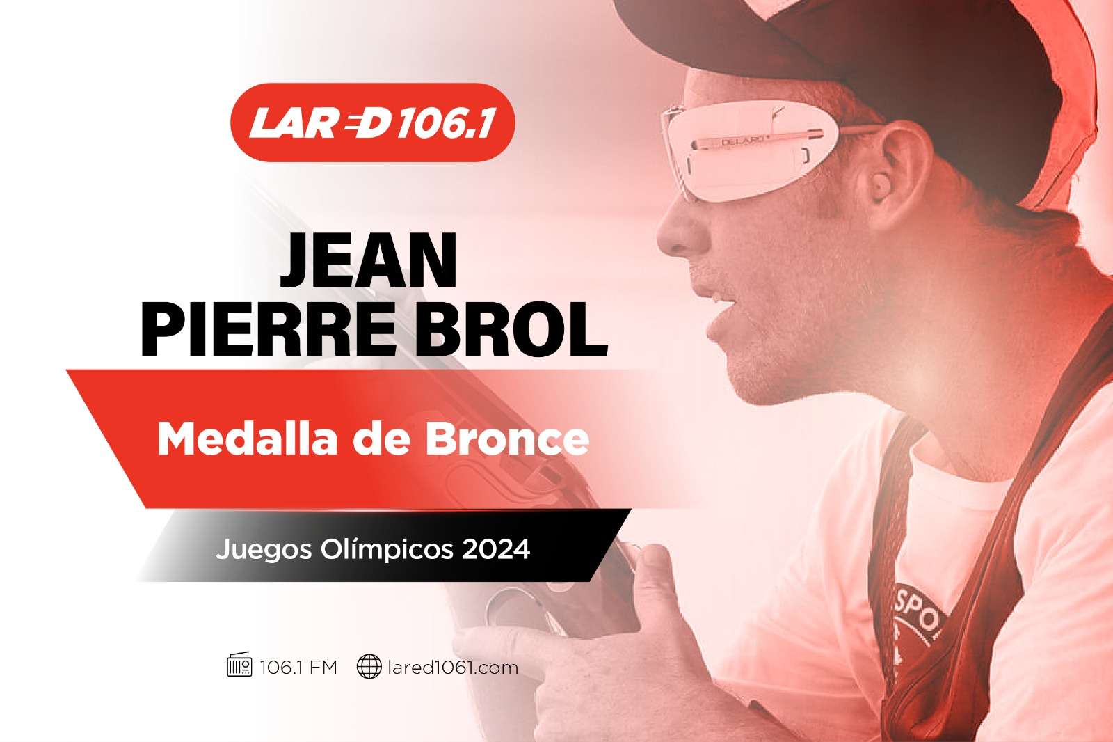 Jean Pierre Brol conquista el bronce en Tiro Olímpico en París 2024