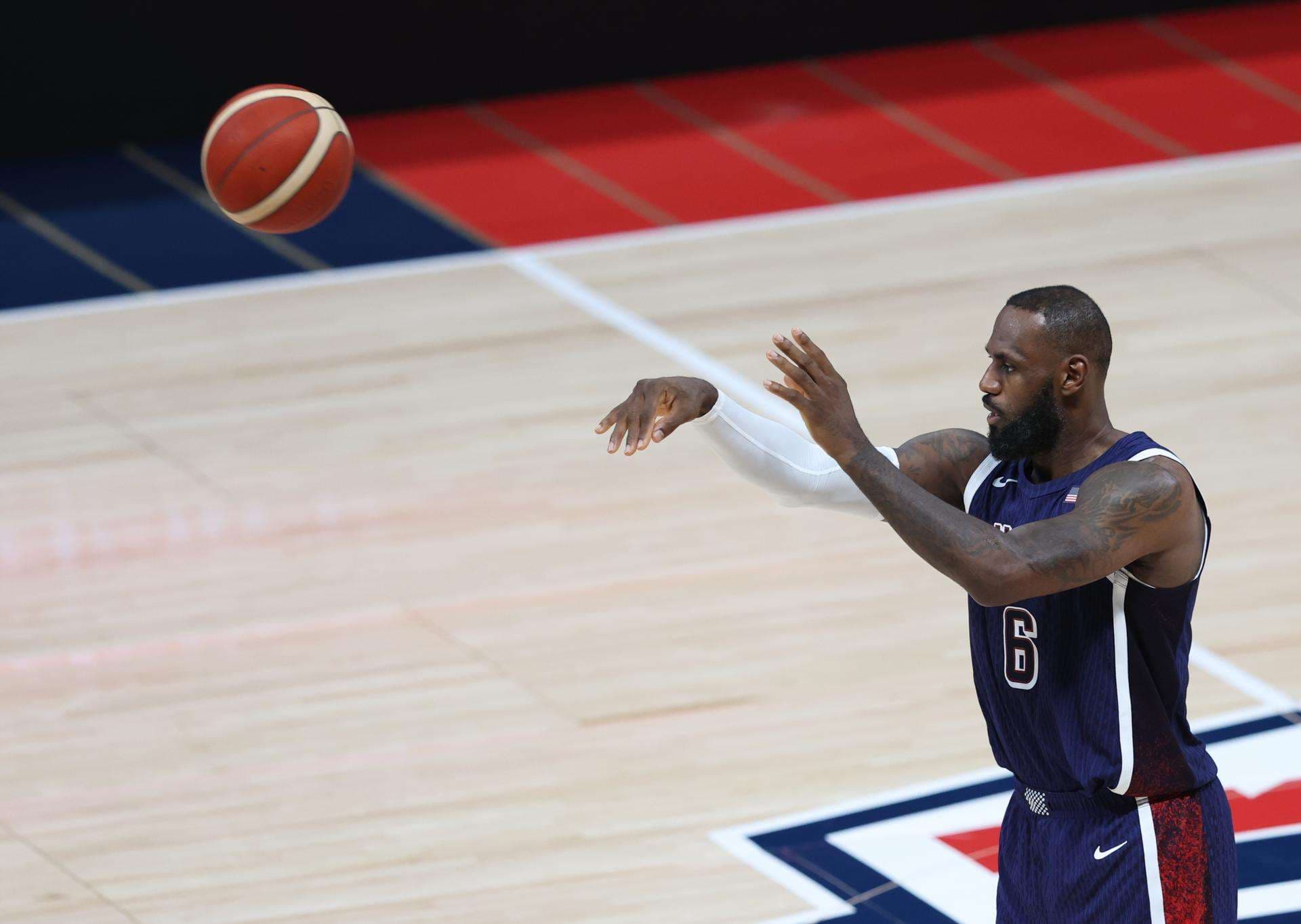 Lebron James será abanderado de Estados Unidos en la ceremonia de apertura de París 2024
