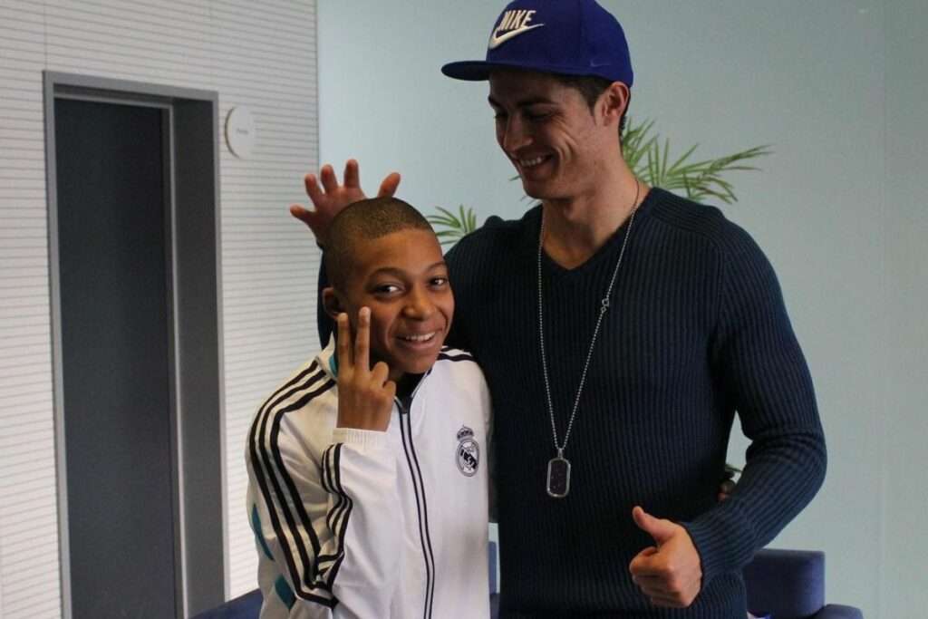 "Mi 1,2,3 Hala Madrid, es un guiño a Cristiano, mi ídolo de niño", confesó Mbappé