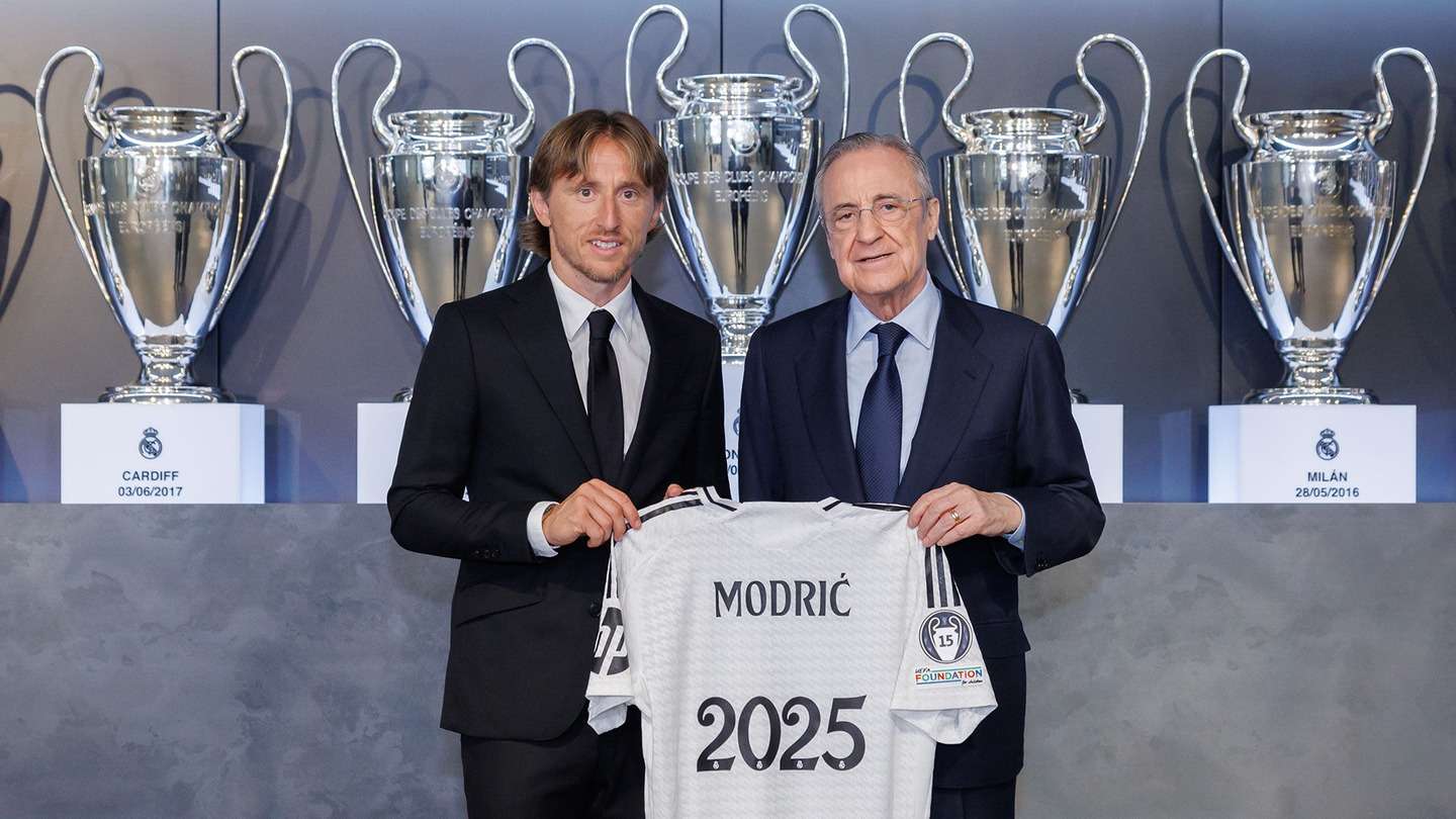 Luka Modric renueva por una temporada con el Real Madrid