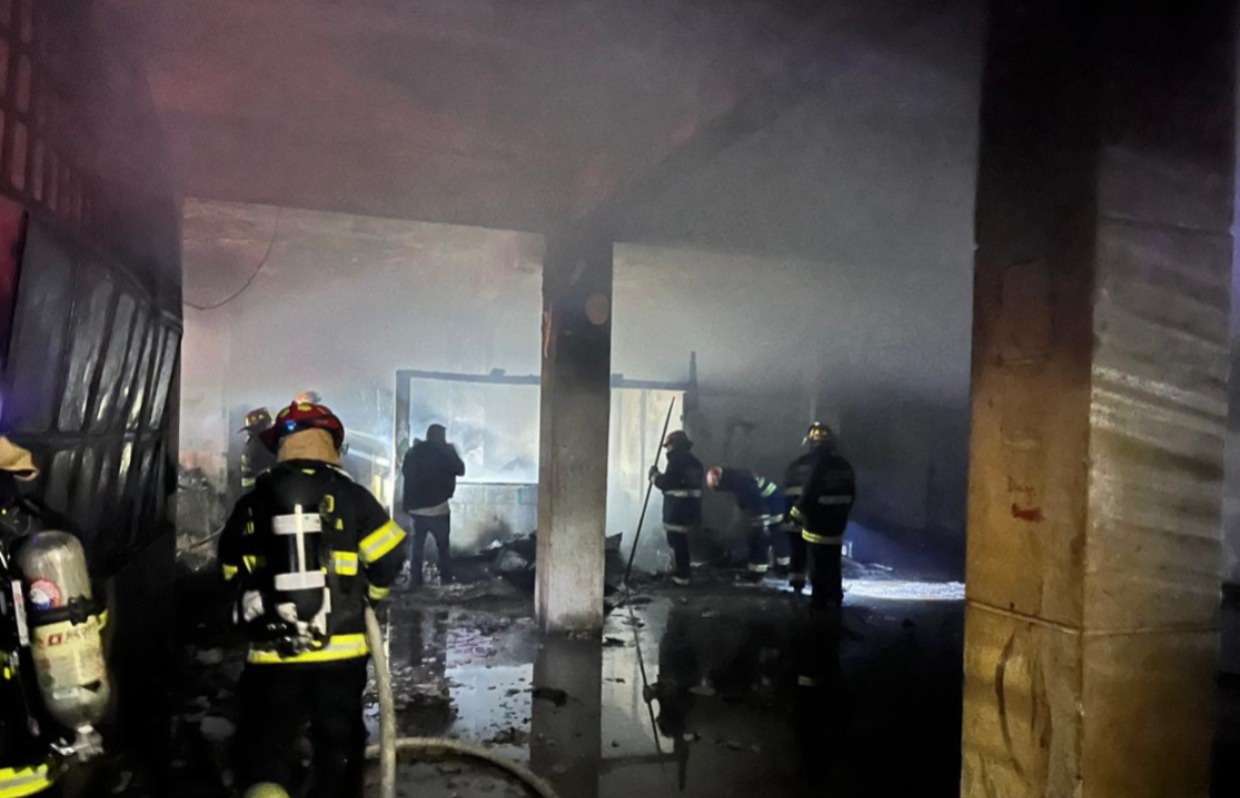 Incendio quema 15 locales en el mercado municipal en San Pablo, San Marcos