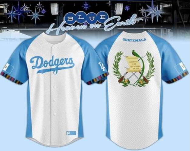 Camisola de los Dodgers edición guatemalteca sobrepasa los Q700