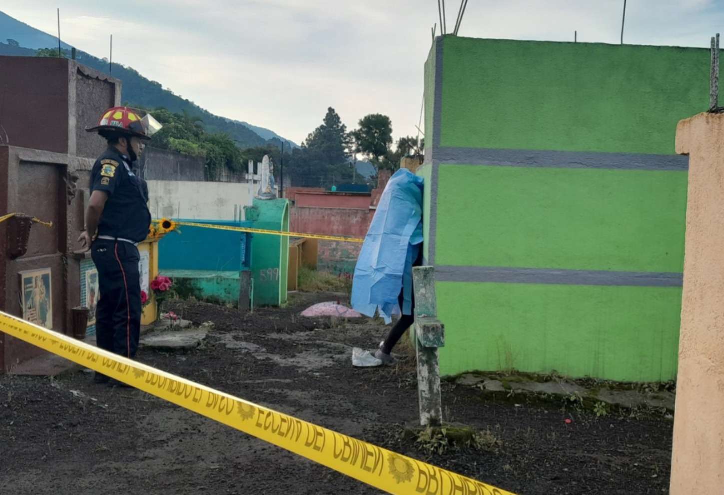 Localizan a mujer fallecida por asfixia en antiguo cementerio de Yepocapa, Chimaltenango