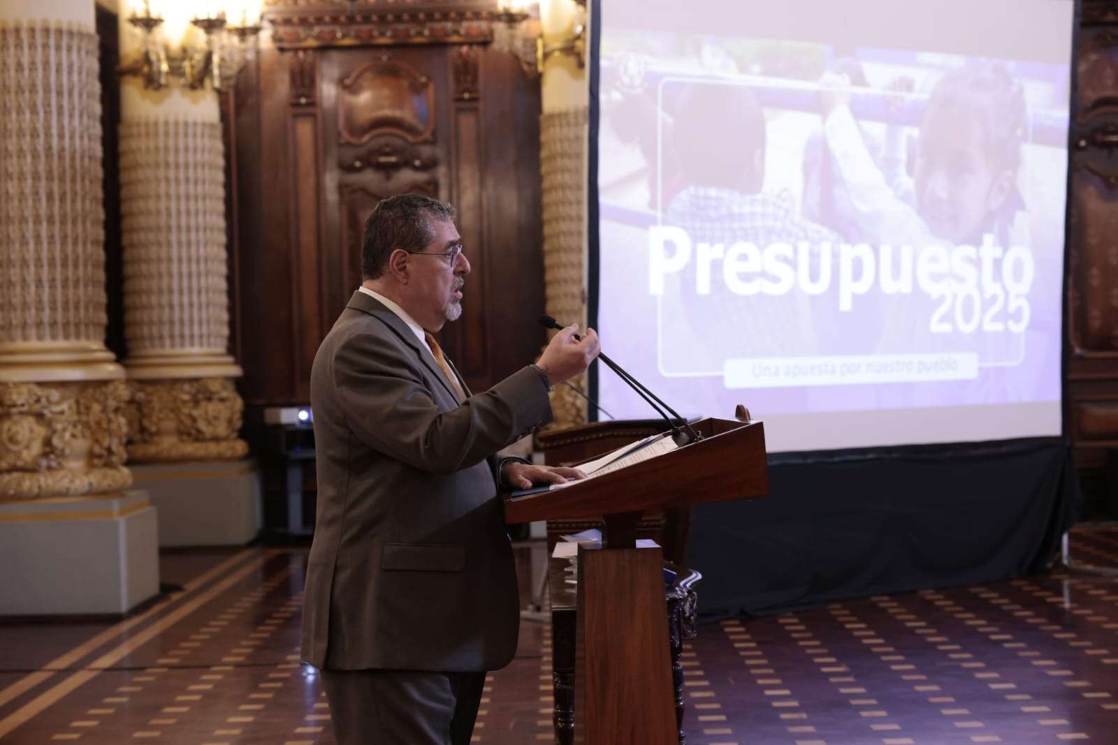 Presupuesto 2025 Bernardo Arévalo