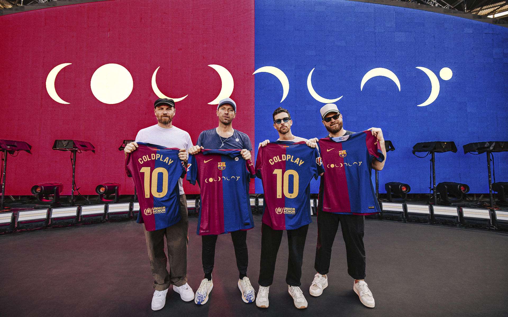 ¿Ganará el Barcelona con la camisola de Coldplay el Clásico?
