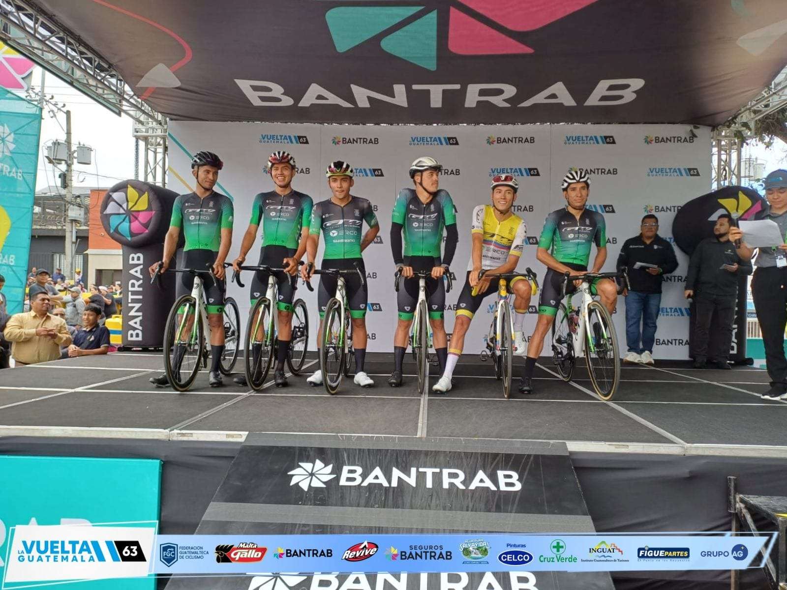 Ciclista colombiano gana el primer premio de montaña de la Vuelta a Guatemala