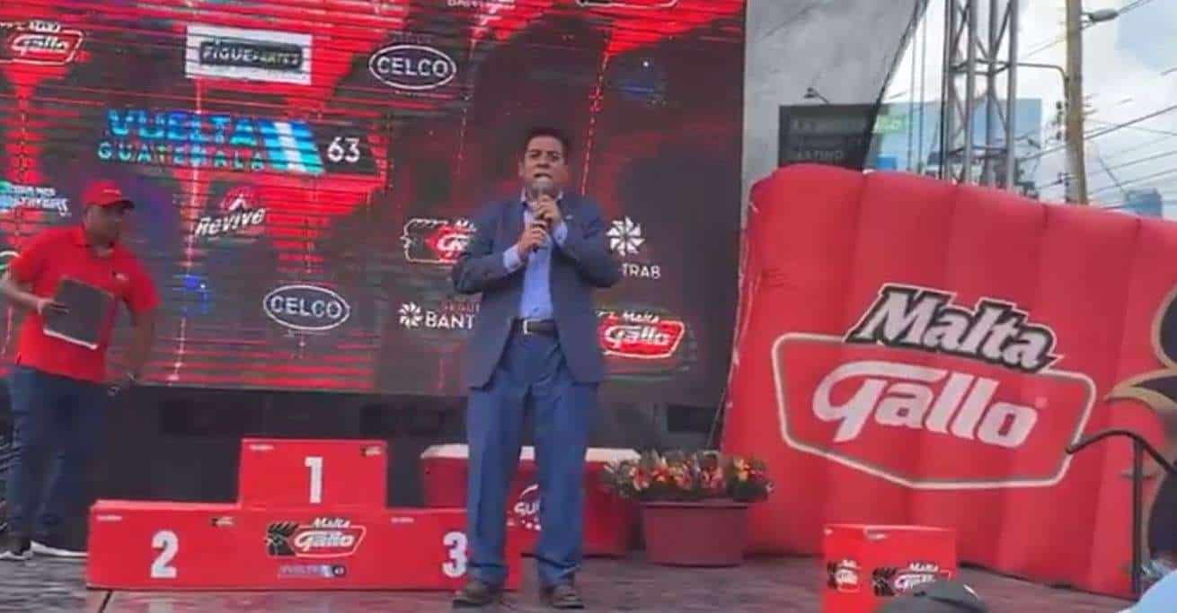 EN VIDEO | Alcalde de Chimaltenango abucheado en la Vuelta Ciclística a Guatemala