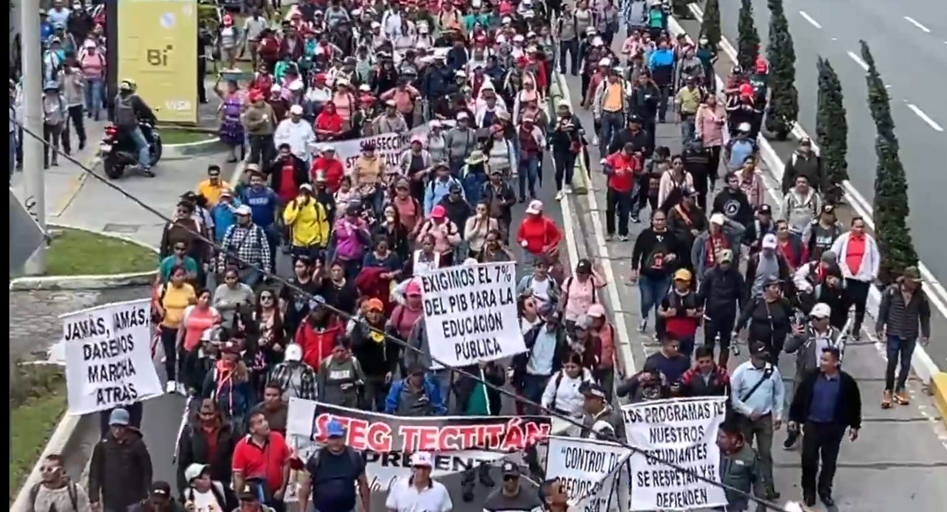 ¿Qué hay detrás de la marcha del STEG? Estas fueron las razones de la manifestación