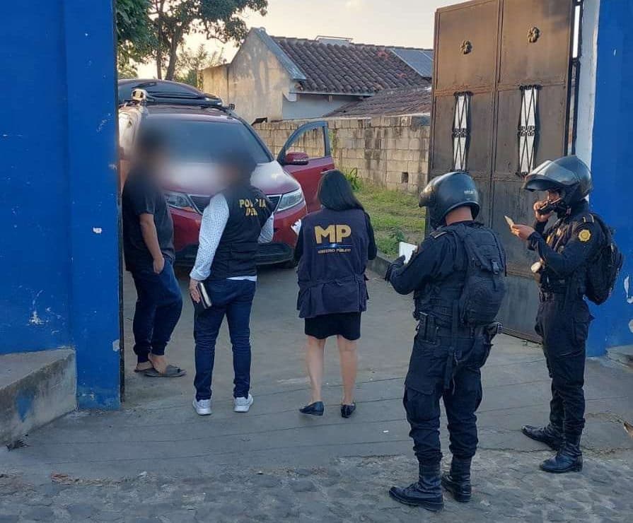 MP efectúan allanamiento en San Juan del Obispo por robo de mercadería