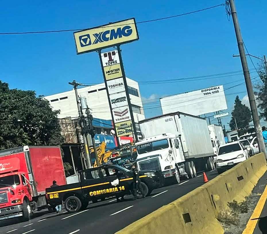 Incidente armado en zona 11 provoca cierre vial en Calzada Aguilar Batres