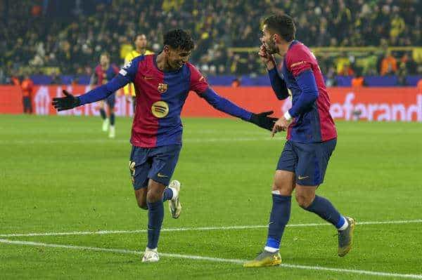 El Barcelona conquista Dortmund y se acerca a los octavos de final