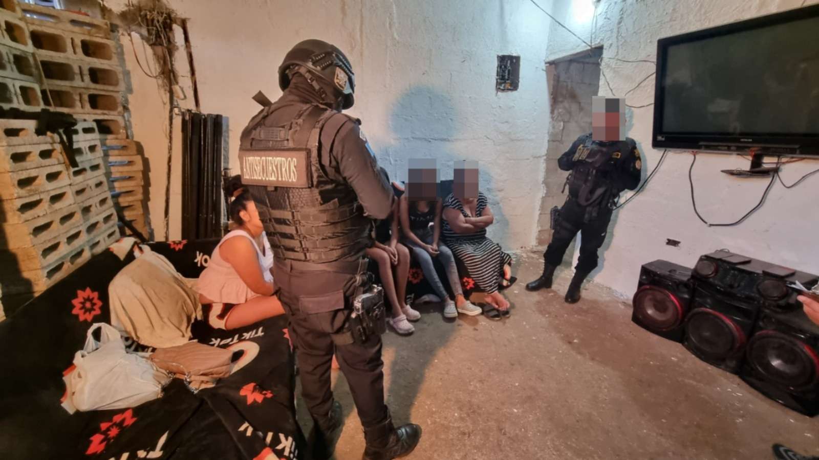 EN FOTOS | Red de secuestradores es desarticulada tras operativos en Escuintla