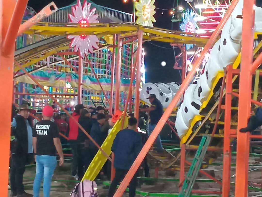 Accidente en feria deja 12 heridos en Jalapa