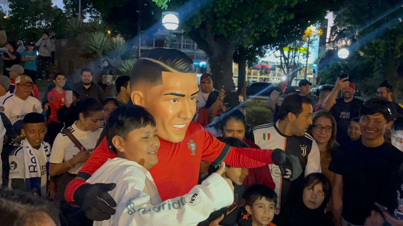 EN VIDEO | Así fue el «Siuuu» de aficionados guatemaltecos para Cristiano