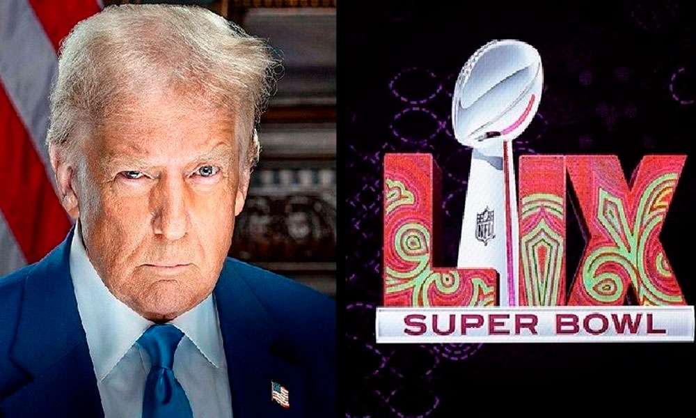 donald trump en el super bowl