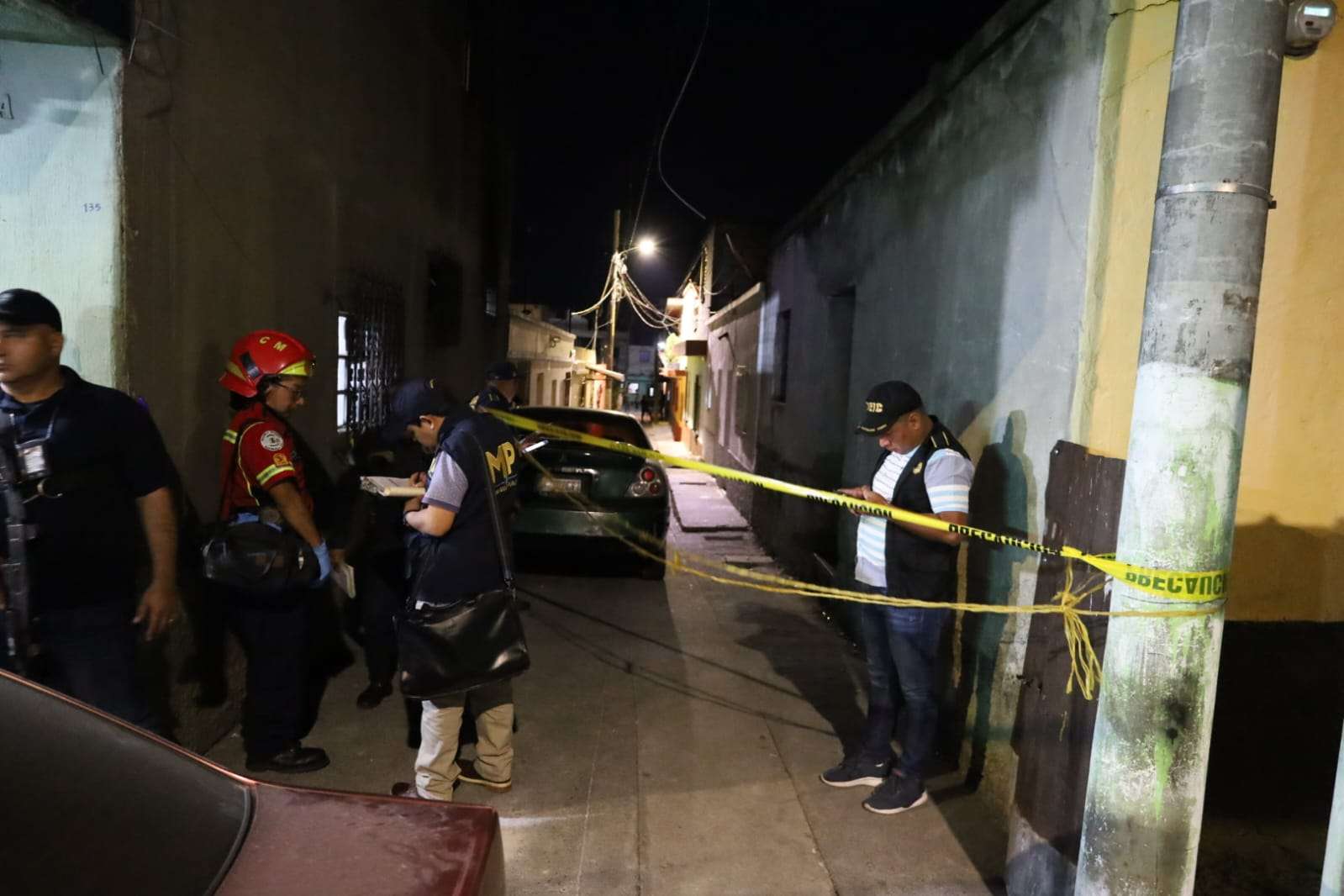 Noche violenta con dos hechos armados en municipios del departamento de Guatemala