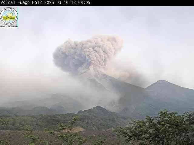 Volcán de fuego 10 de marzo
