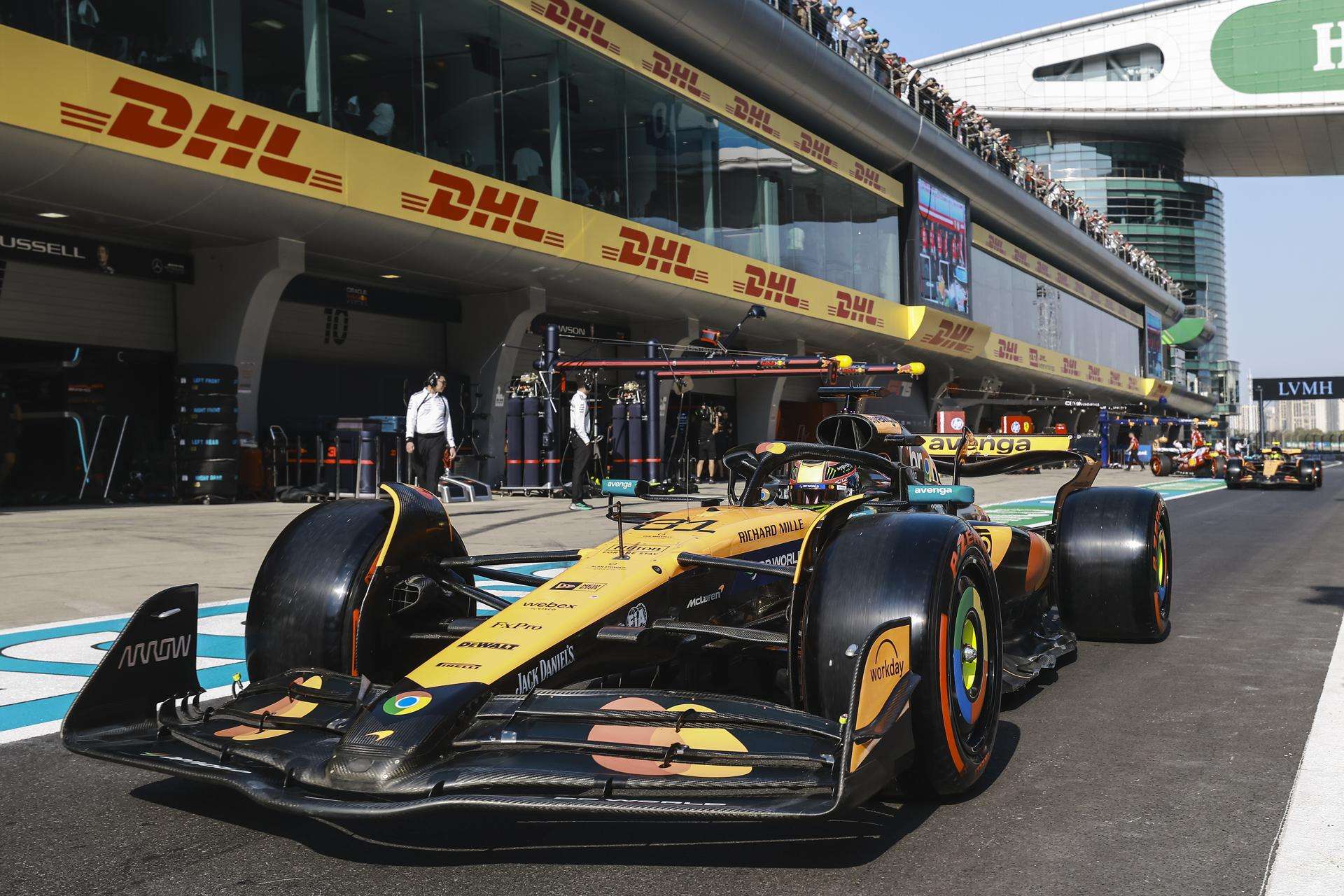 Piastri (McLaren) saldrá desde la ‘pole’ en el GP de China, seguido por Russell y Norris