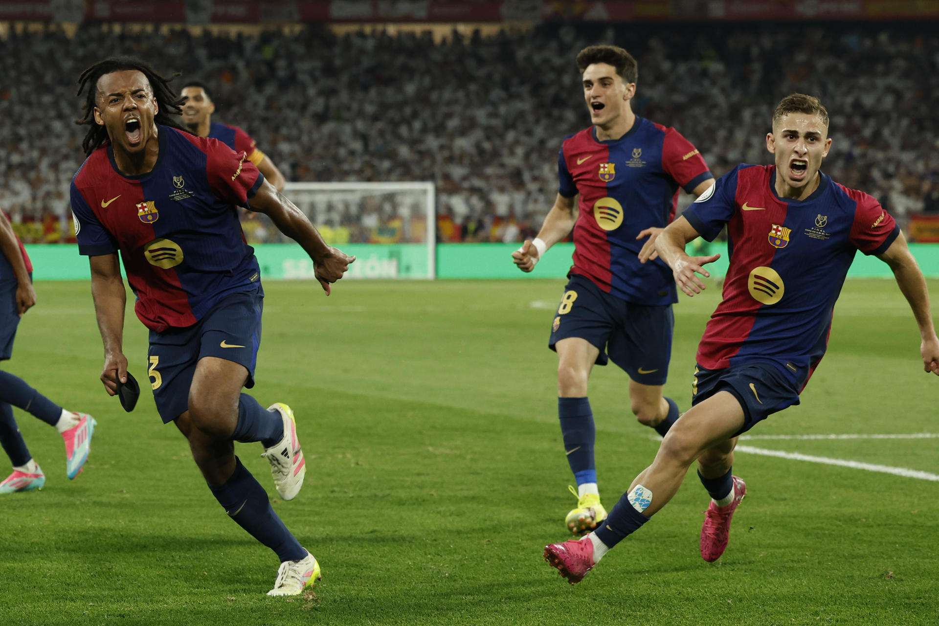 Koundé le da la Copa al Barça en una final digna de un clásico de altura