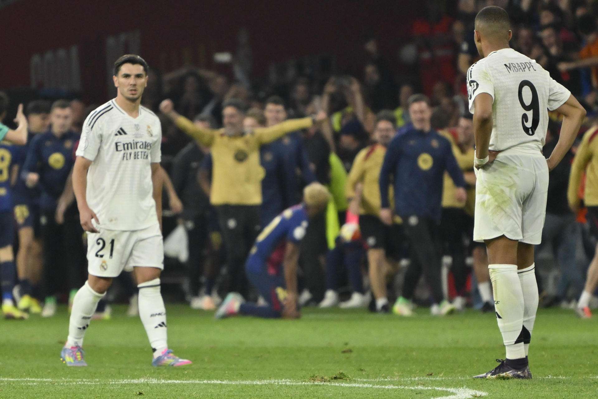 Mbappé lideró una reacción insuficiente: análisis jugador por jugador del Madrid