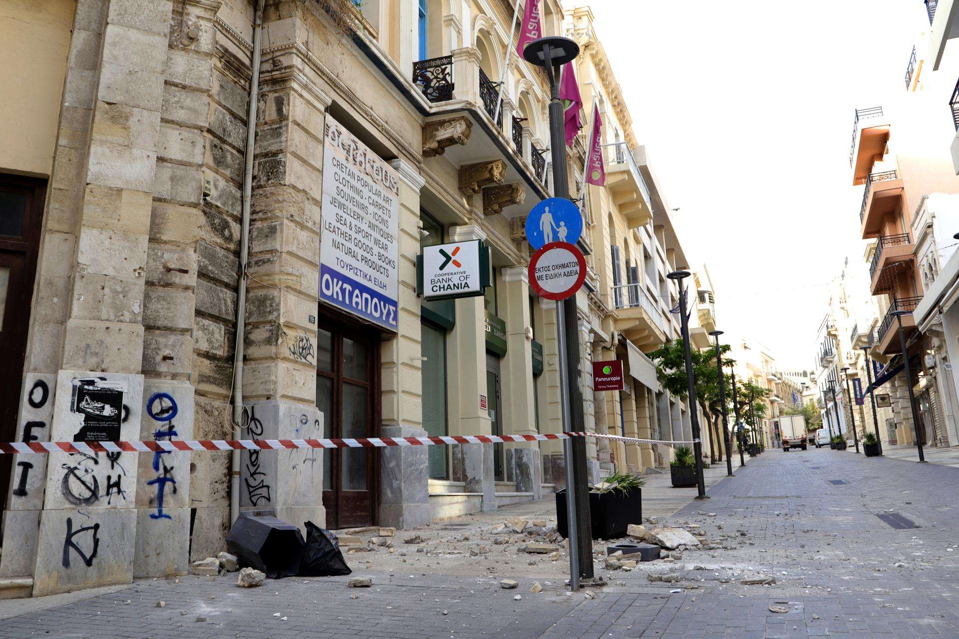 Un terremoto de magnitud 6,1 sacude las islas griegas de Creta y Santorini