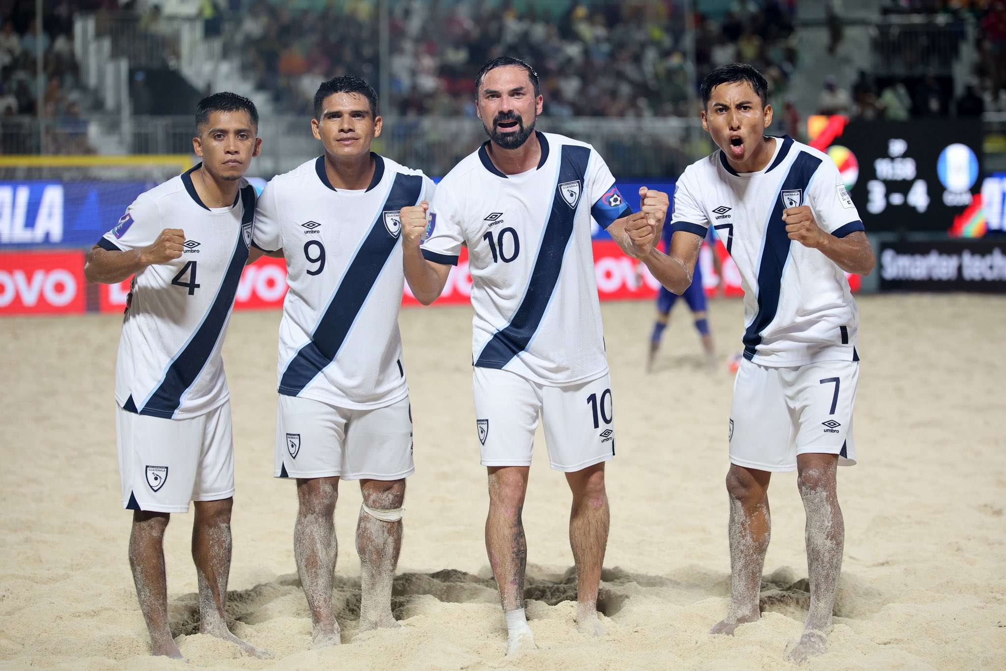 Histórica victoria mundialista de Guatemala con póker de Miguel González