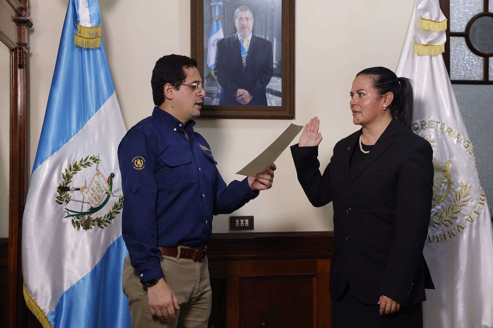 María Fernanda Rivera toma posesión como ministra del MAGA