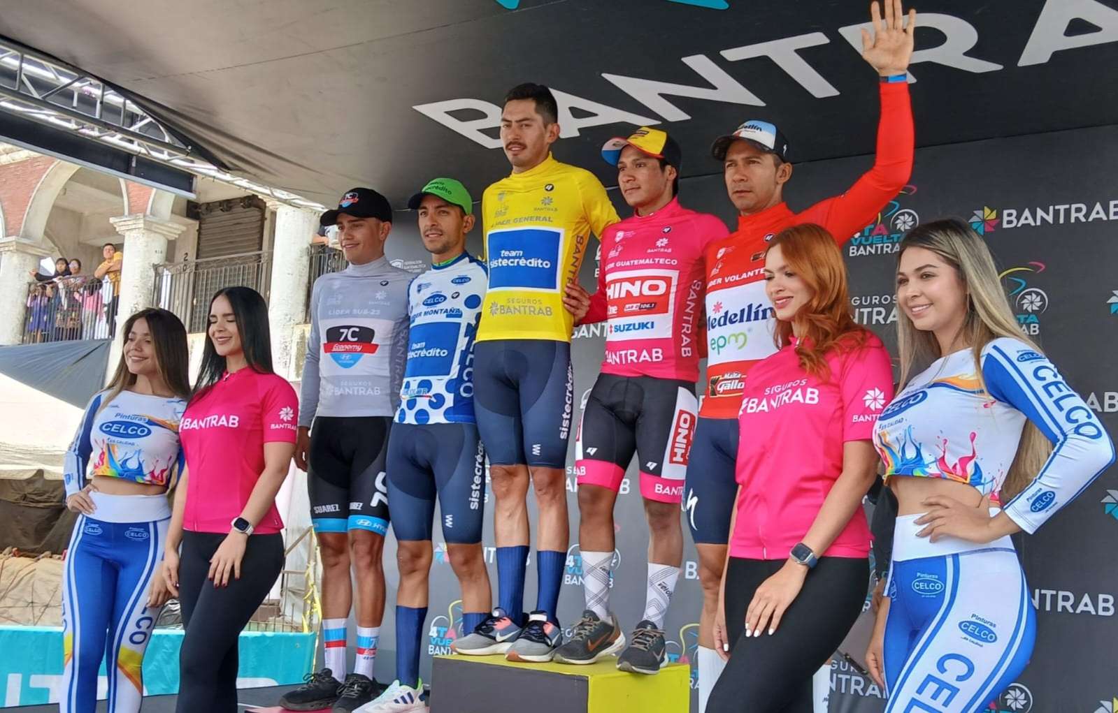 Un colombiano primero y Mardoqueo sexto: resultados de cuarta etapa de la Vuelta Bantrab