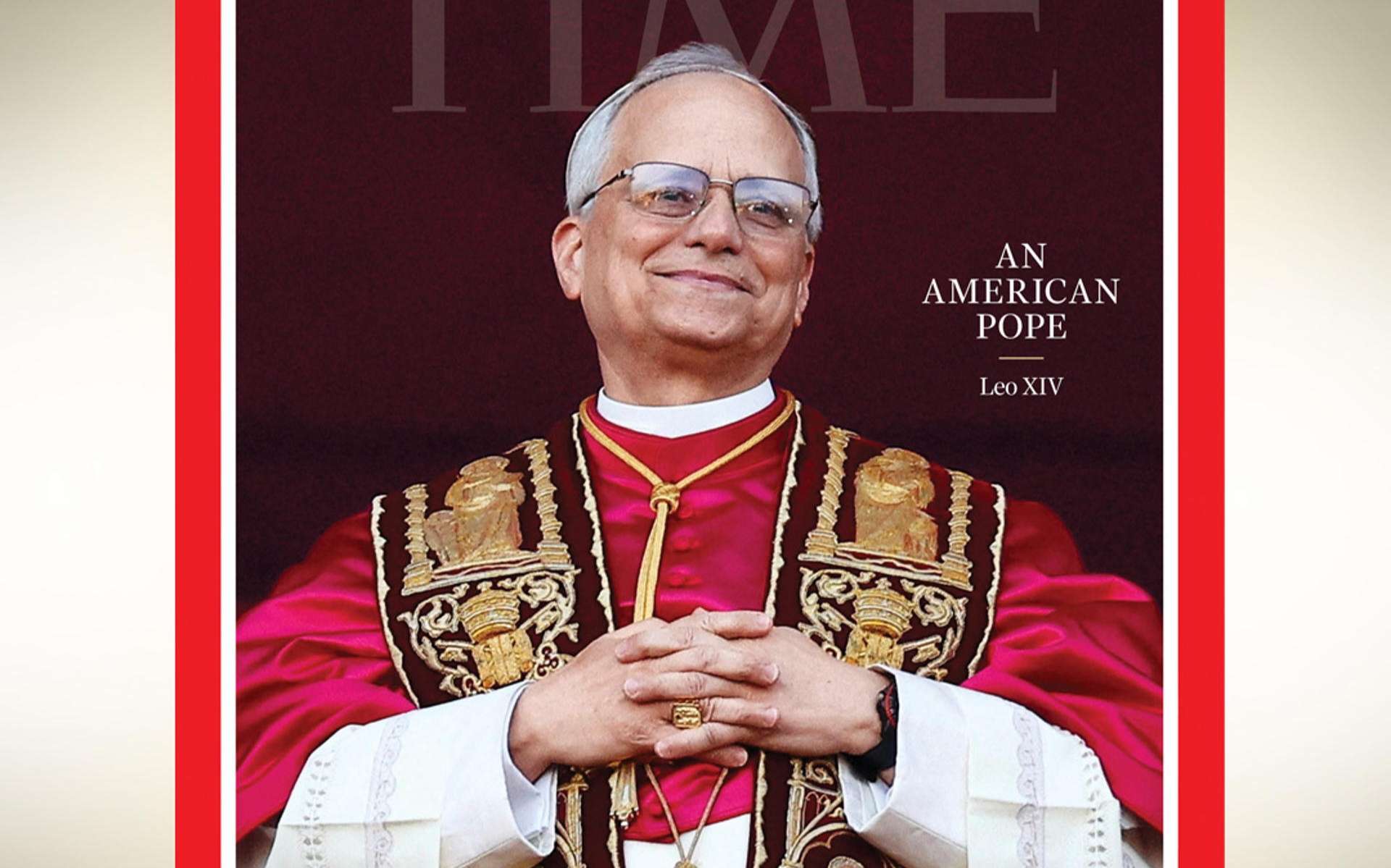 El papa León XIV es portada de la revista Time
