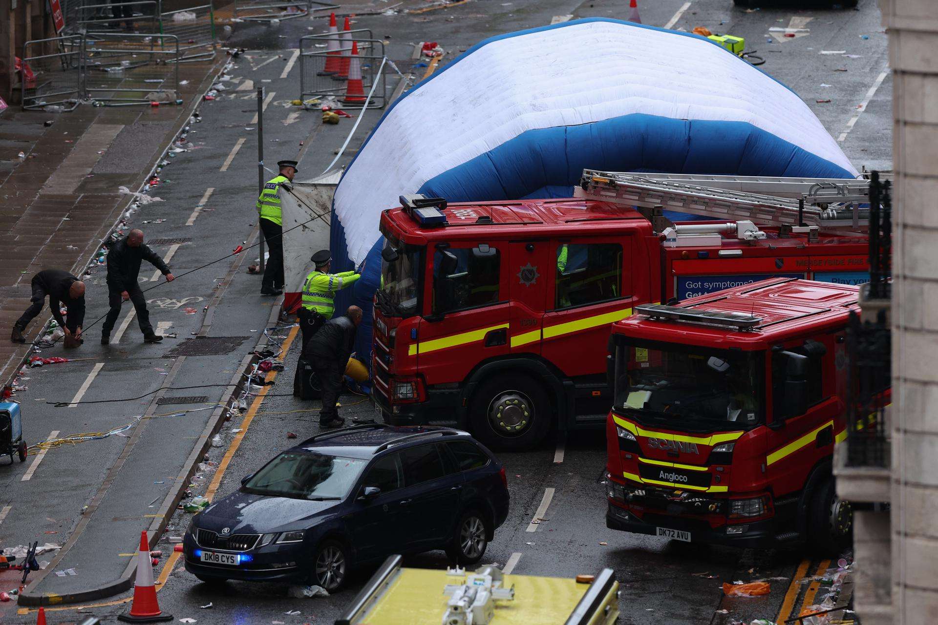 El atropello múltiple de Liverpool se salda con 27 hospitalizados y 4 niños heridos