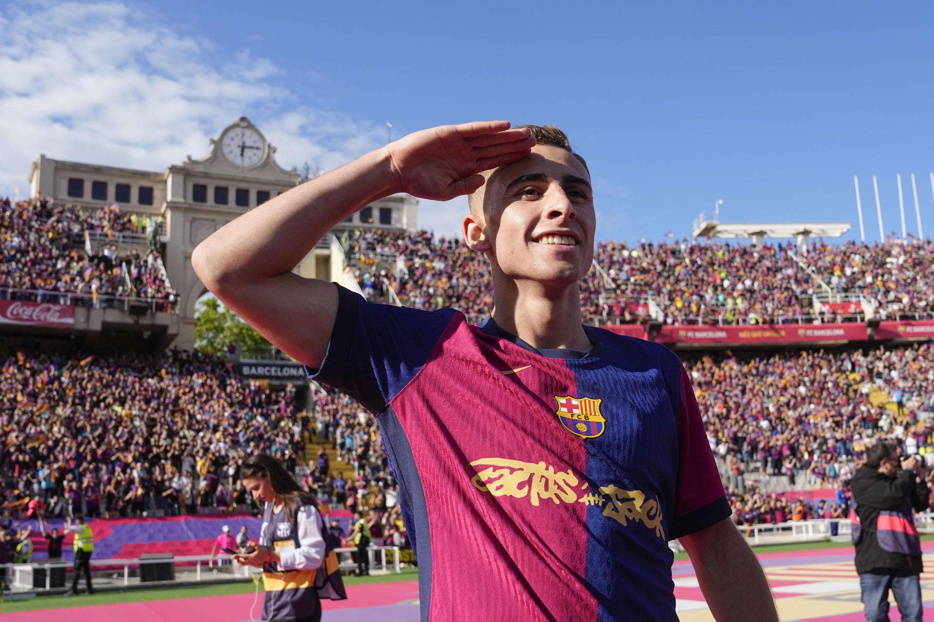 Fermín admite que su gol está bien anulado: «Era mano»