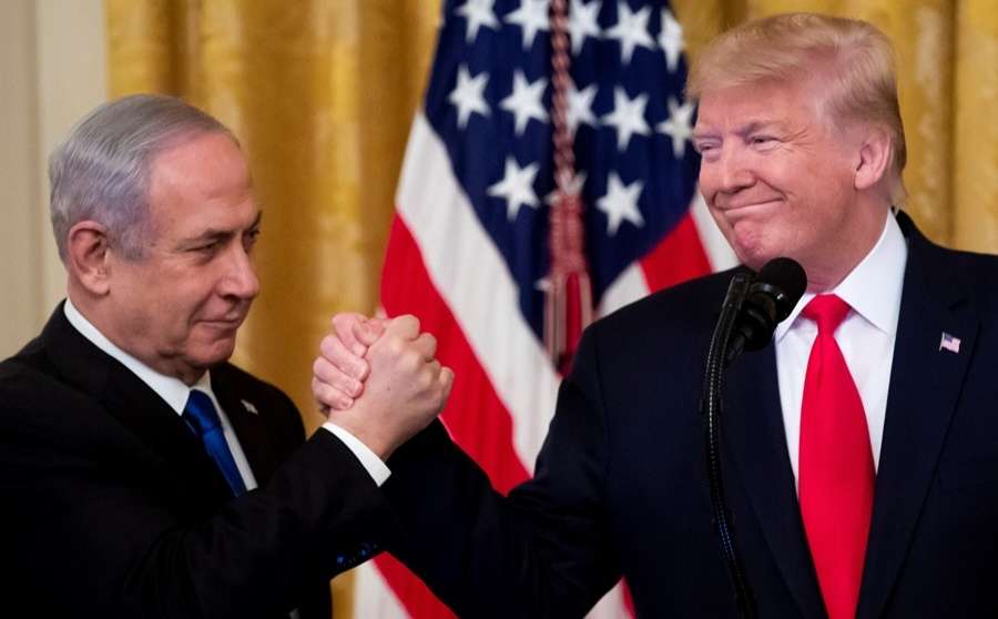 Benjamín Netanyahu y Donald Trump